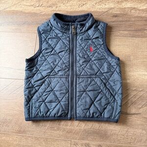 Polo Ralph Lauren Dark Blue Quilted Kids Vest